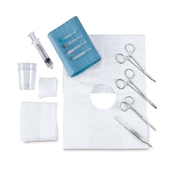 Tray Laceration With Gauze/Needle/Syringe 12cc 20/Ca